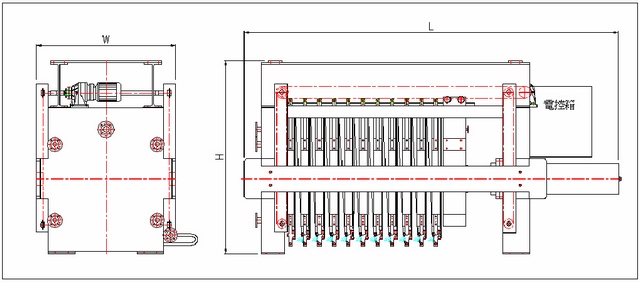 Схематическое изображение оборудования